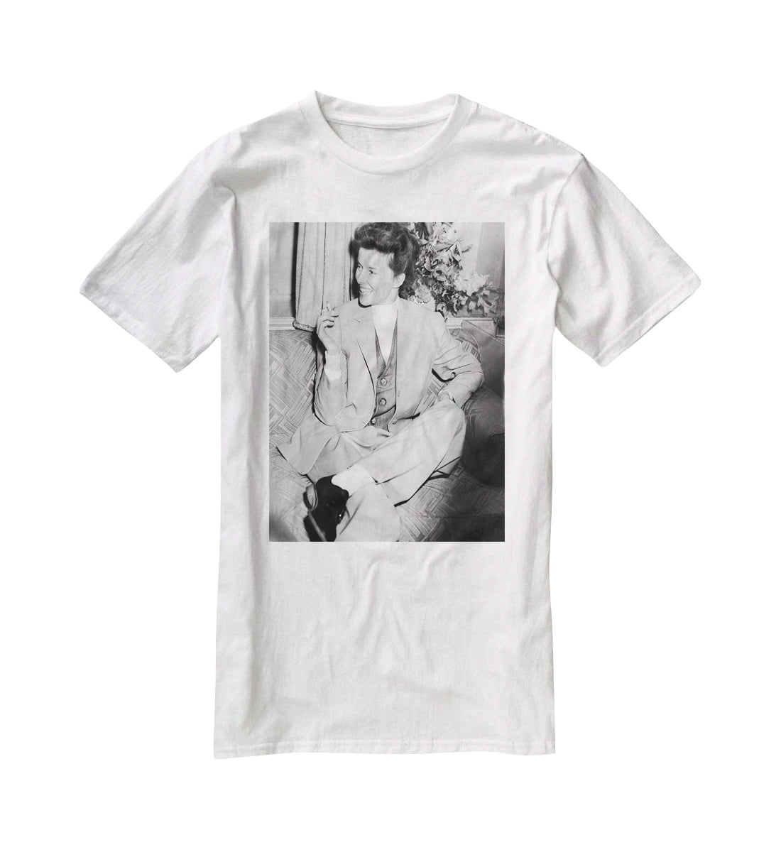 Katherine Hepburn T-Shirt - Canvas Art Rocks - 5