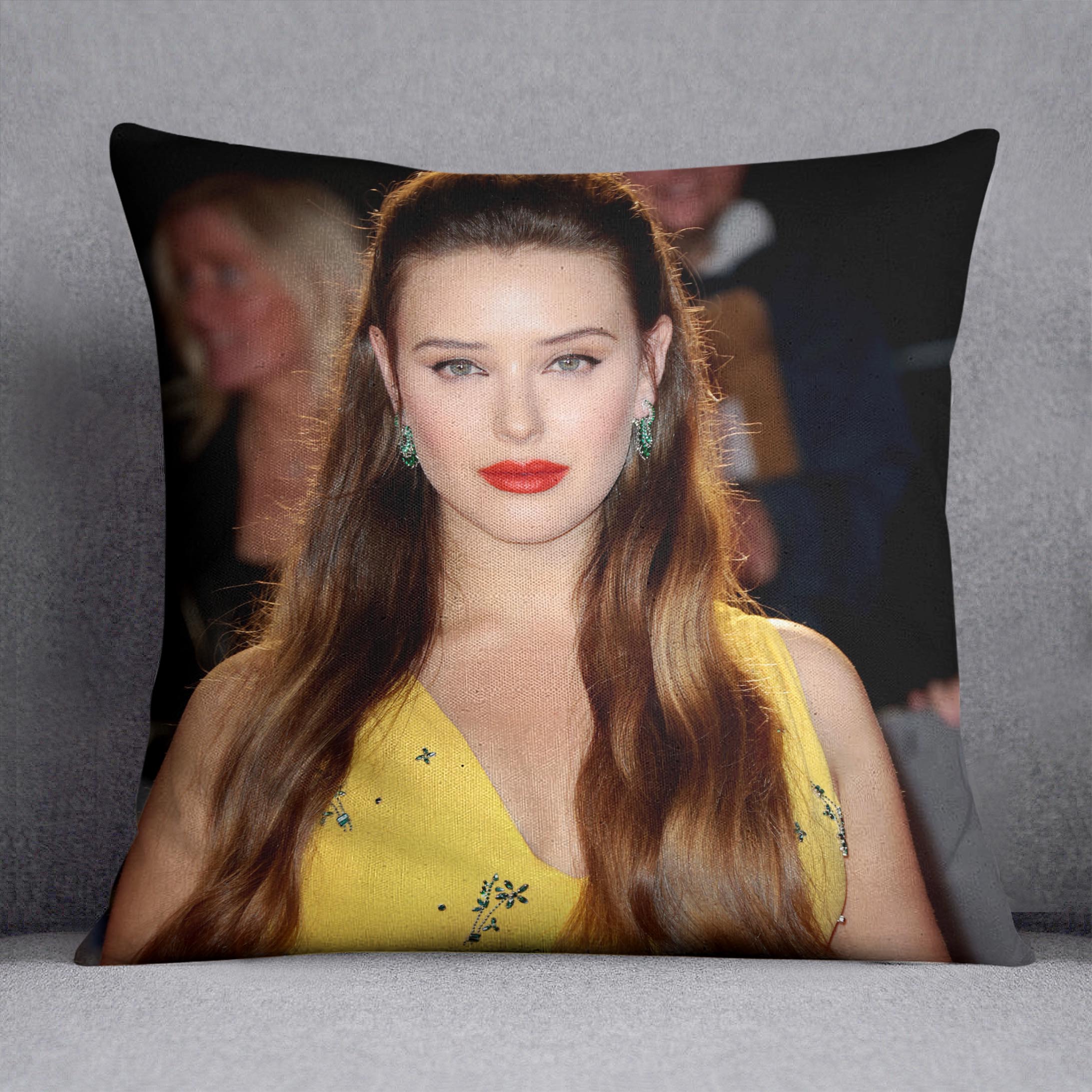 Katherine Langford Cushion - Canvas Art Rocks - 1