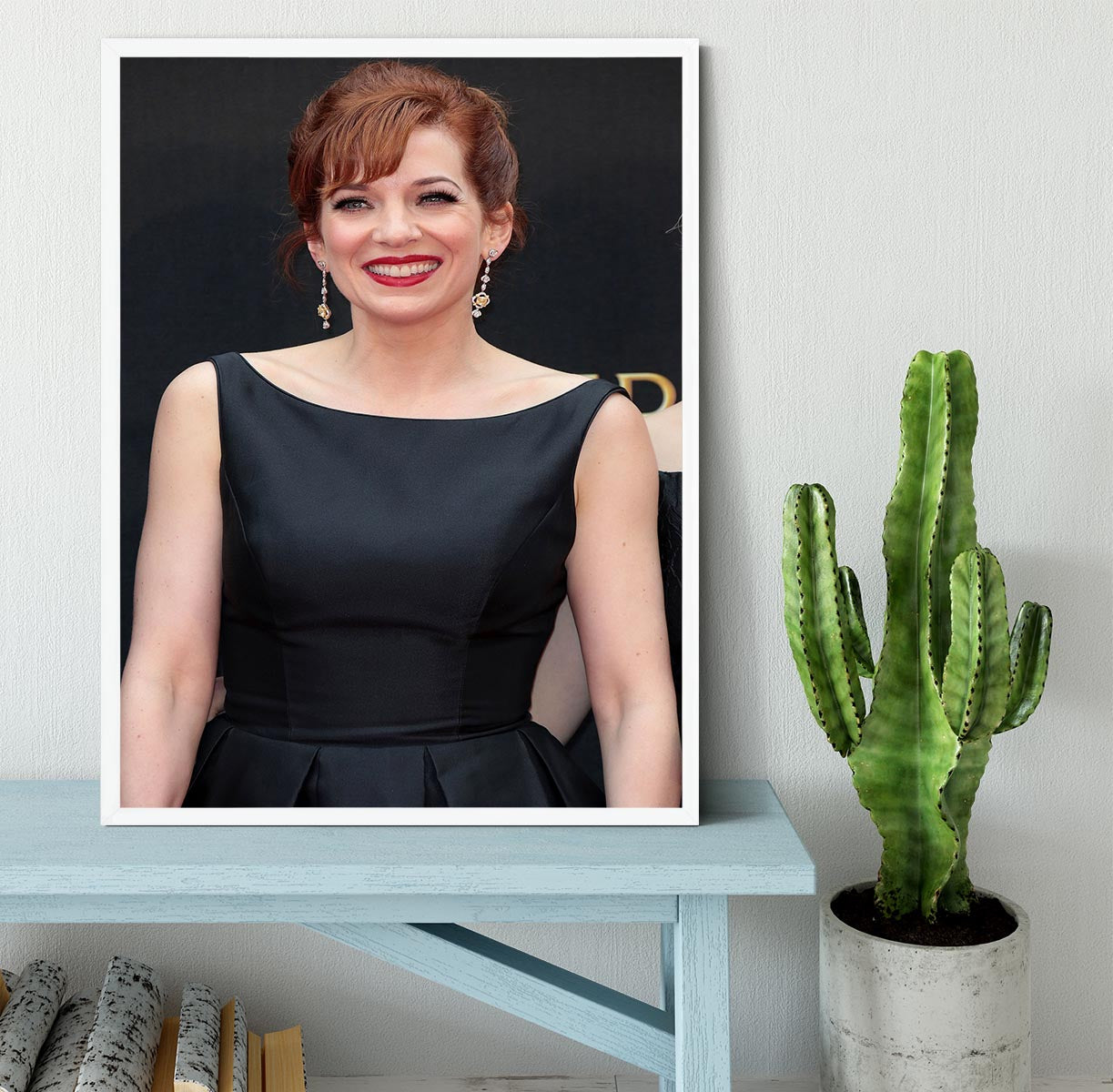 Katherine Parkinson Framed Print - Canvas Art Rocks -6