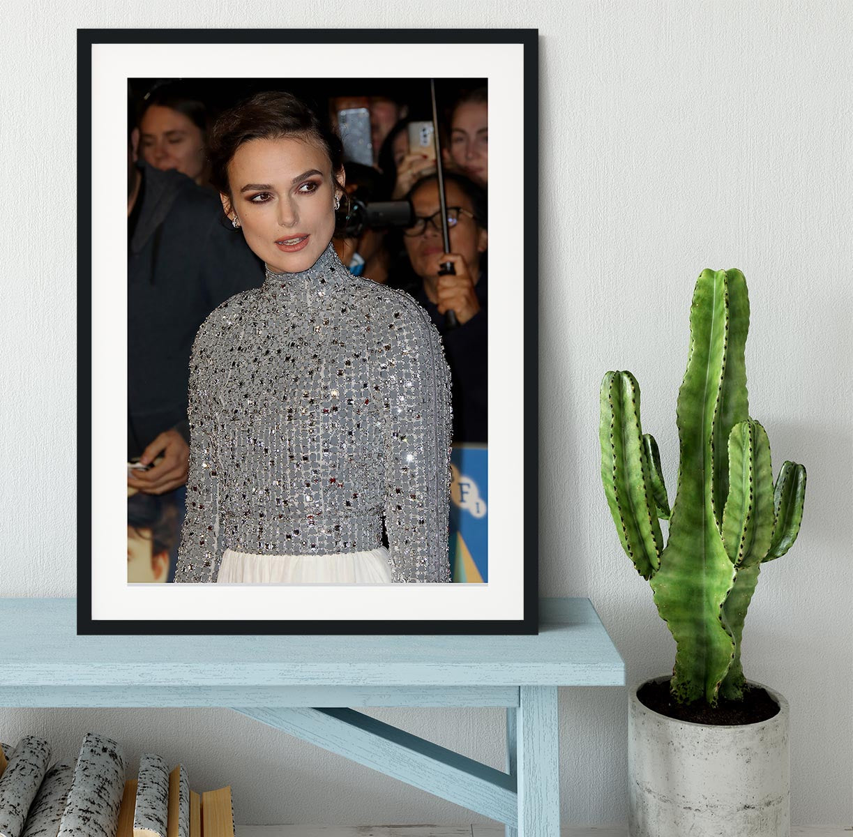 Keira Knightley Framed Print - Canvas Art Rocks - 1