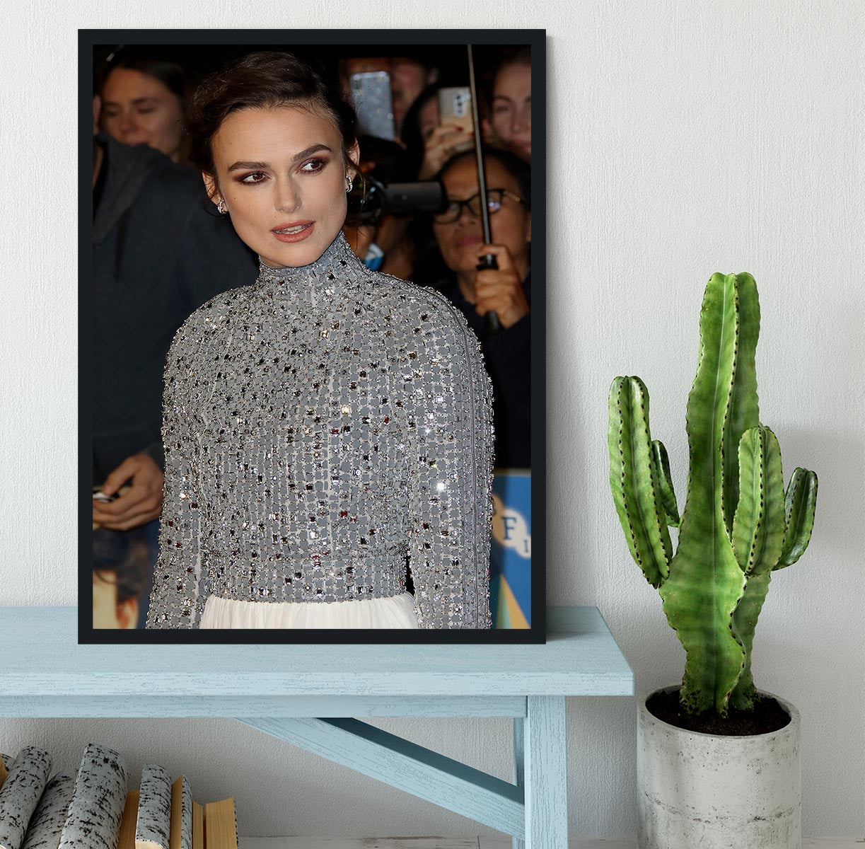 Keira Knightley Framed Print - Canvas Art Rocks - 2