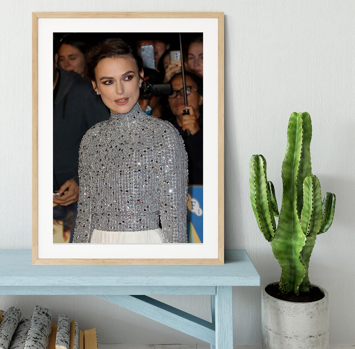 Keira Knightley Framed Print - Canvas Art Rocks - 3