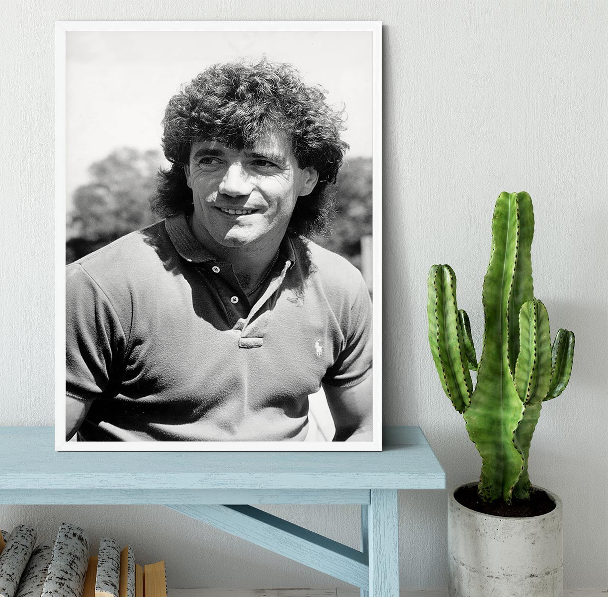 Kevin Keegan Framed Print - Canvas Art Rocks -6