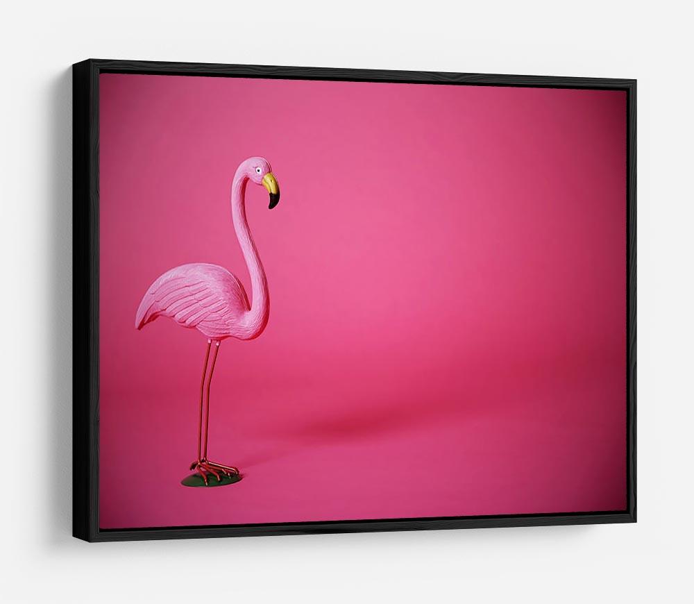 Kitsch pink flamingo in studio HD Metal Print - Canvas Art Rocks - 6