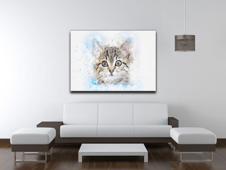 Kitten Painting Canvas Print or Poster - Canvas Art Rocks - 4