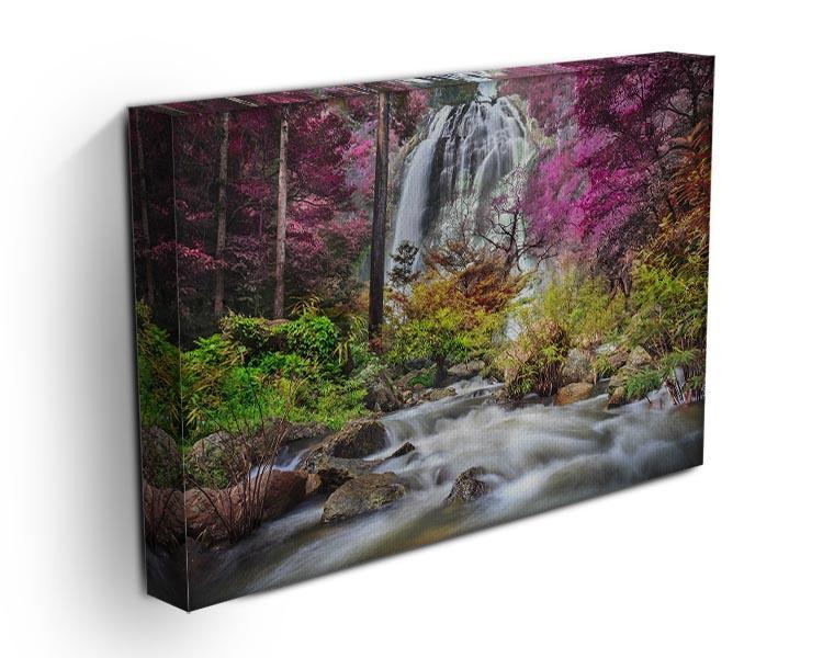 Klonglan Waterfall Canvas Print or Poster - Canvas Art Rocks - 3