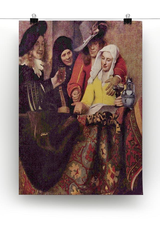 Kupplerin by Vermeer Canvas Print or Poster - Canvas Art Rocks - 2
