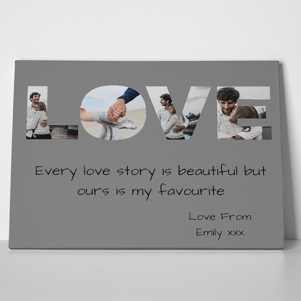 Love Photo Canvas Print