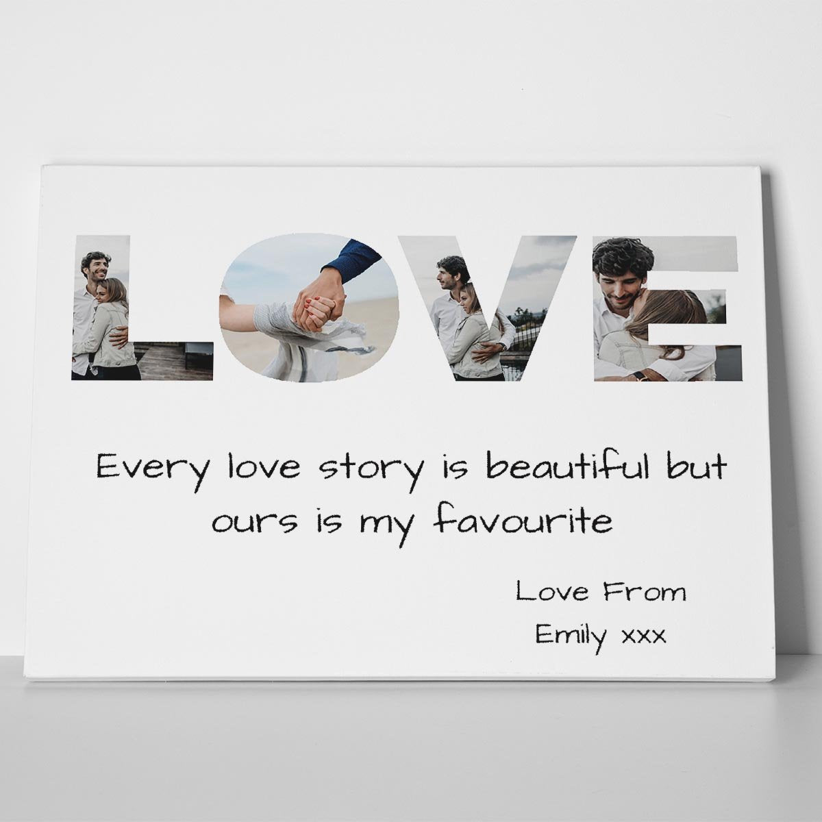 Love Photo Canvas Print