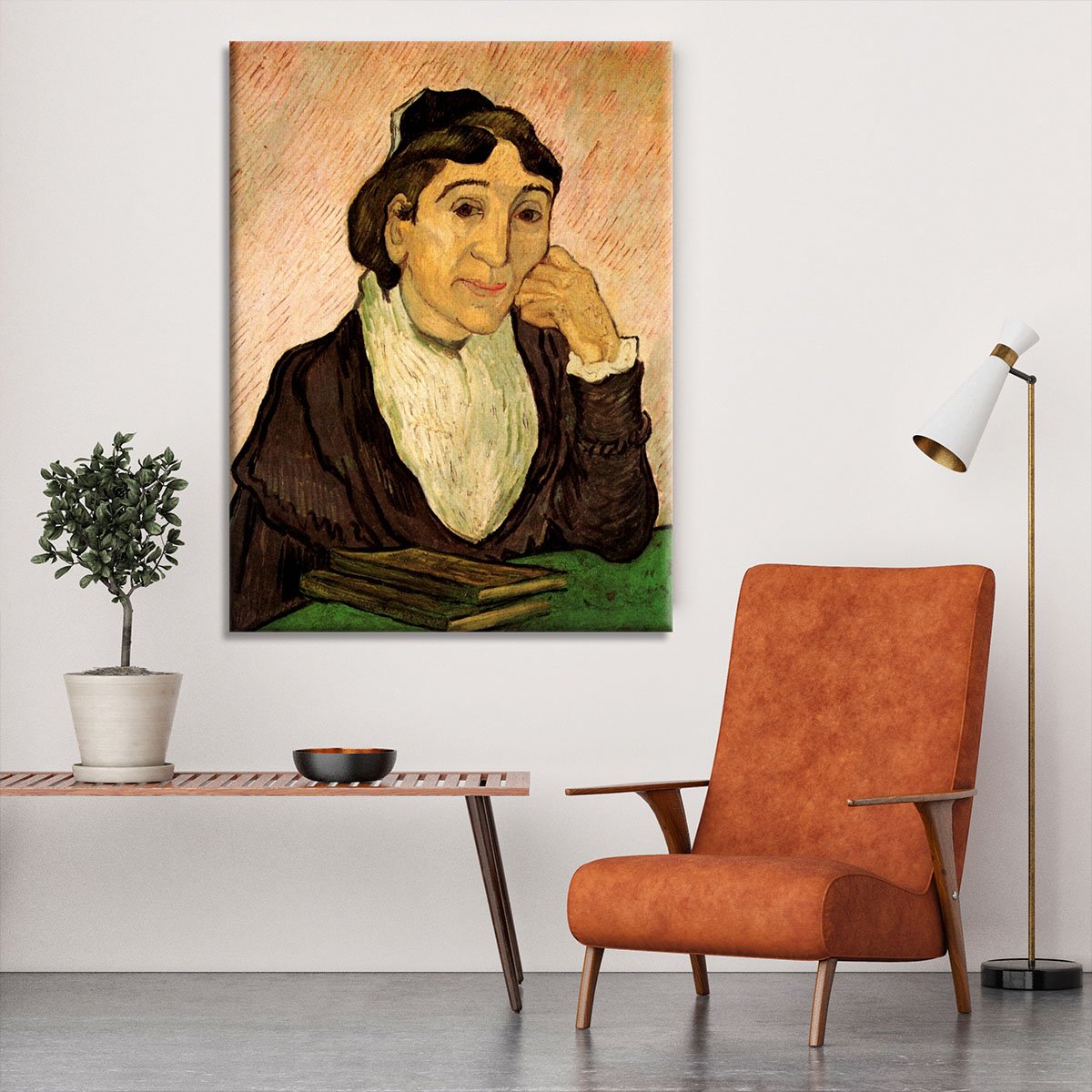 L Arlesienne Madame Ginoux 2 by Van Gogh Canvas Print or Poster