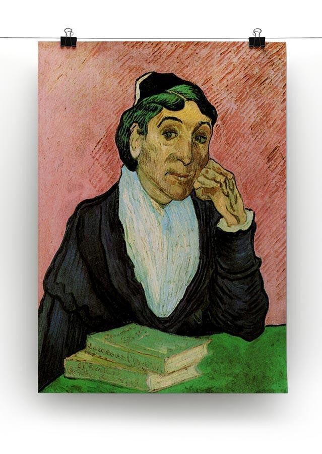 L Arlesienne Madame Ginoux 3 by Van Gogh Canvas Print & Poster - Canvas Art Rocks - 2