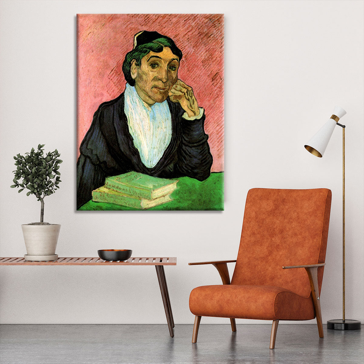 L Arlesienne Madame Ginoux 3 by Van Gogh Canvas Print or Poster - Canvas Art Rocks - 6