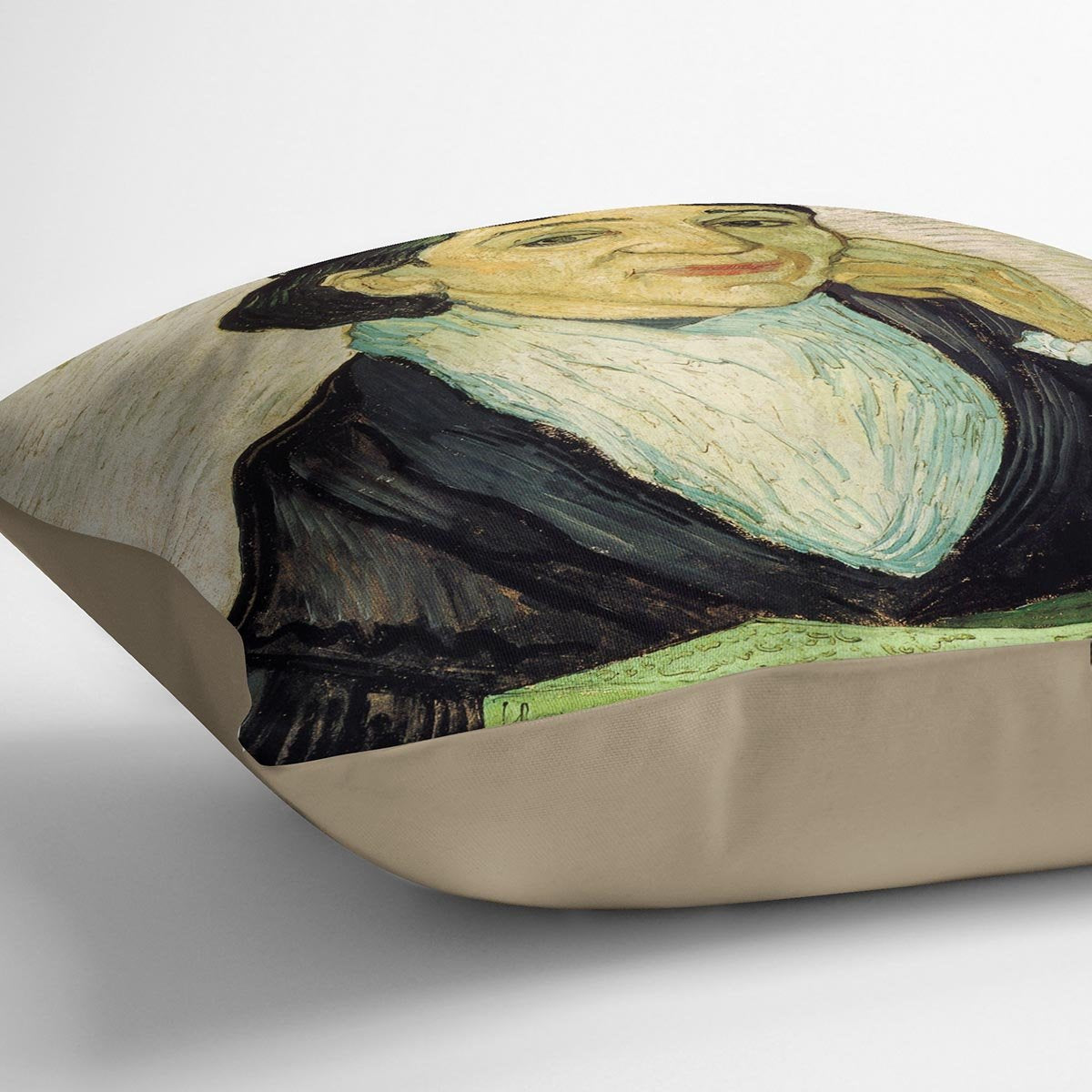 L Arlesienne Madame Ginoux by Van Gogh Throw Pillow