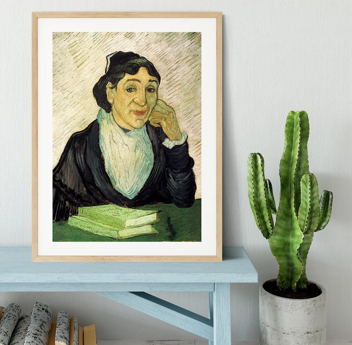 L Arlesienne Madame Ginoux by Van Gogh Framed Print - Canvas Art Rocks - 3