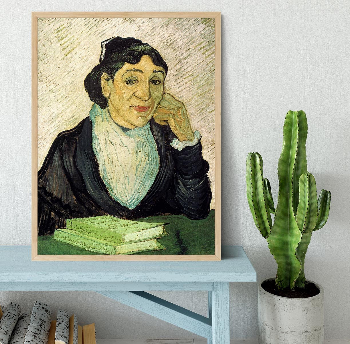 L Arlesienne Madame Ginoux by Van Gogh Framed Print - Canvas Art Rocks - 4