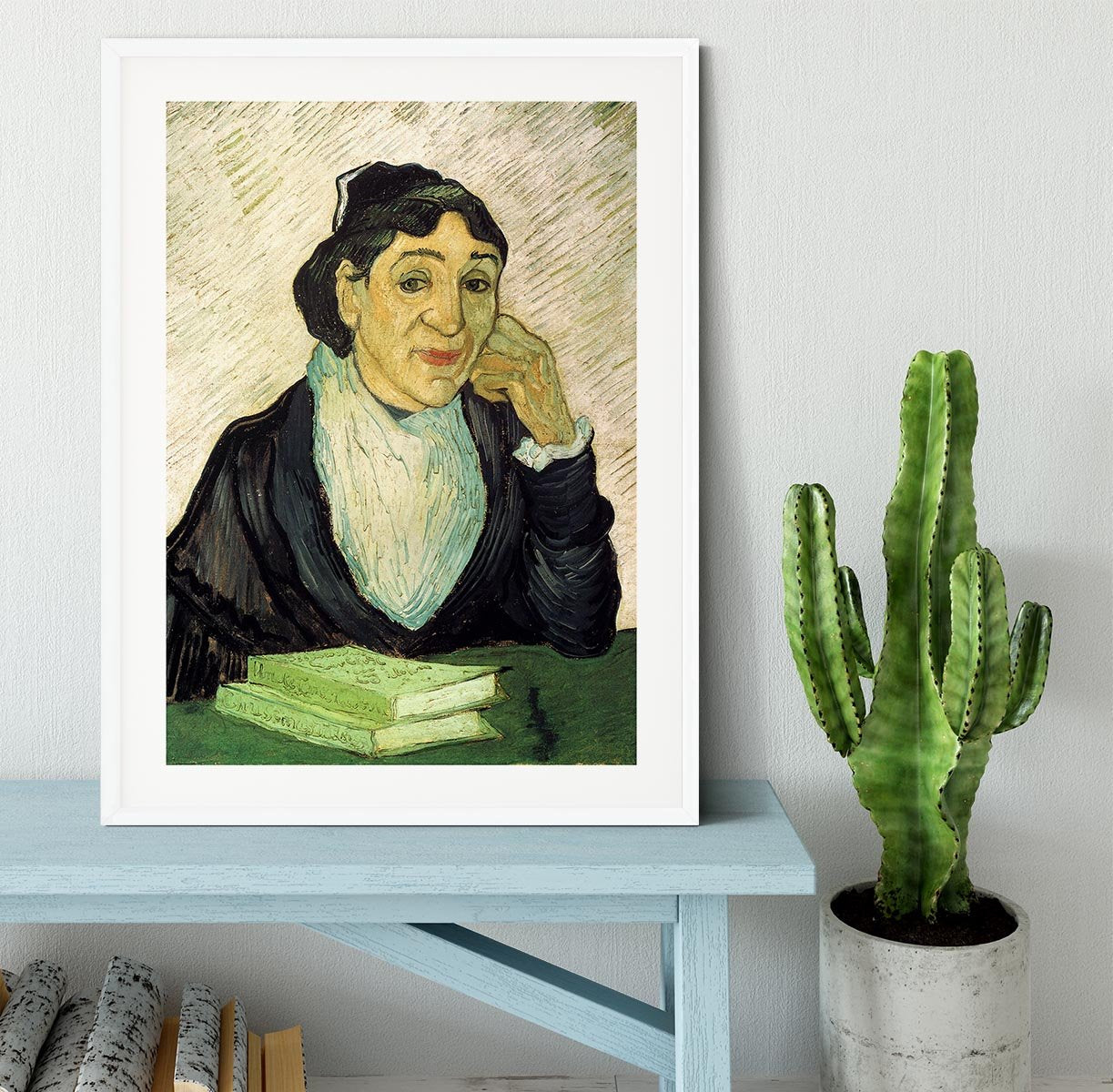 L Arlesienne Madame Ginoux by Van Gogh Framed Print - Canvas Art Rocks - 5