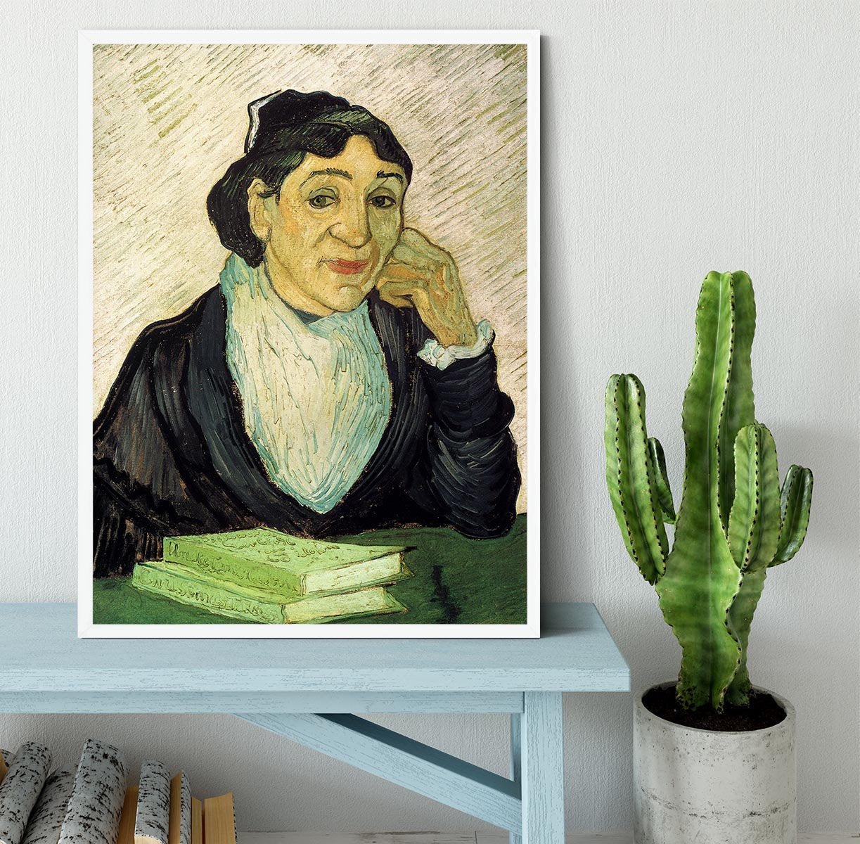 L Arlesienne Madame Ginoux by Van Gogh Framed Print - Canvas Art Rocks -6