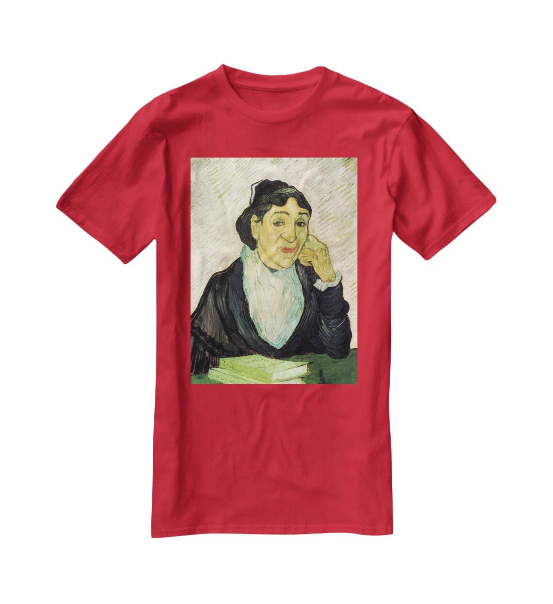 L Arlesienne Madame Ginoux by Van Gogh T-Shirt - Canvas Art Rocks - 4