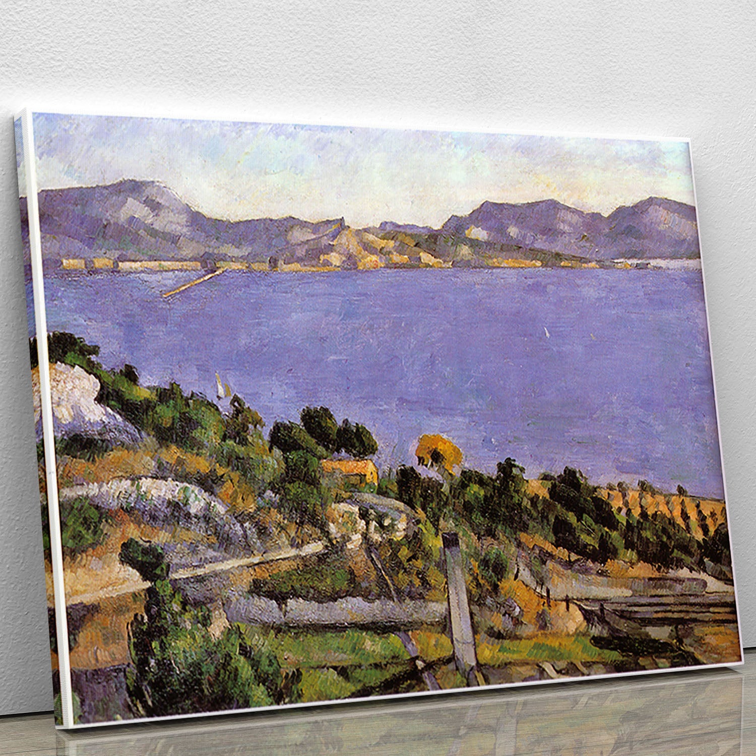 L Estaque vue du golfe de Marseille 1878 by Cezanne Canvas Print or Poster - Canvas Art Rocks - 1