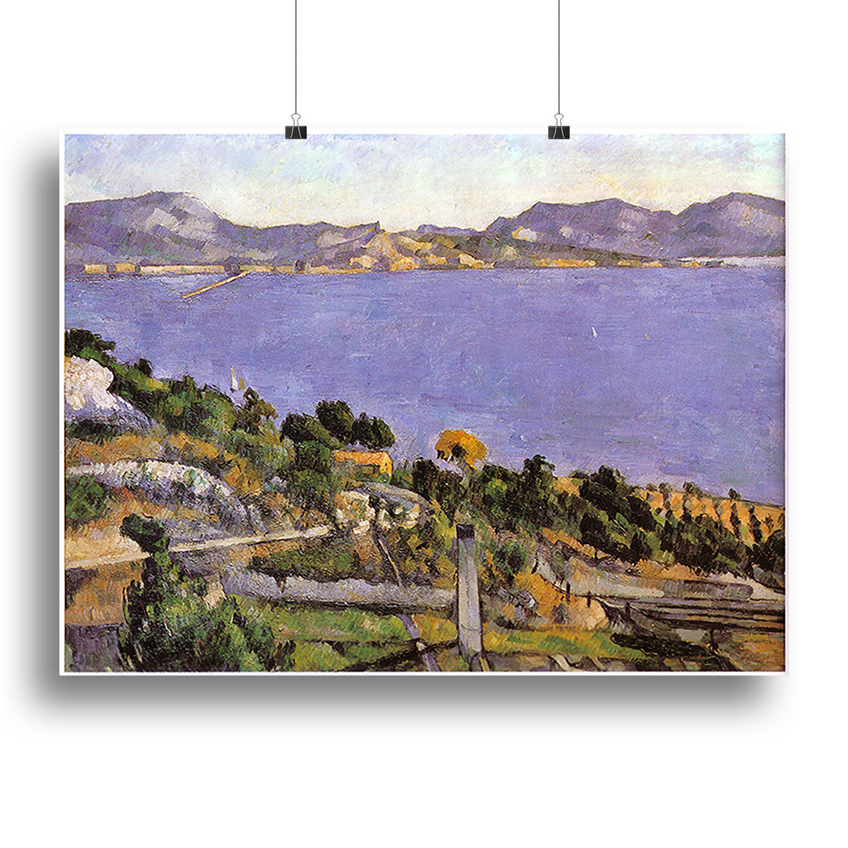 L Estaque vue du golfe de Marseille 1878 by Cezanne Canvas Print or Poster - Canvas Art Rocks - 2