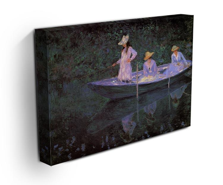 La Barque at Giverny by Monet Canvas Print & Poster - Canvas Art Rocks - 3
