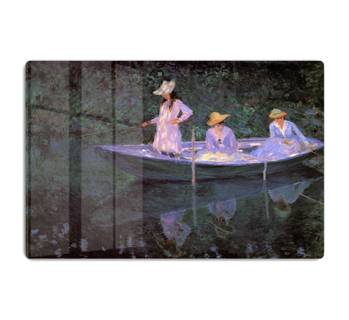 La Barque at Giverny by Monet HD Metal Print