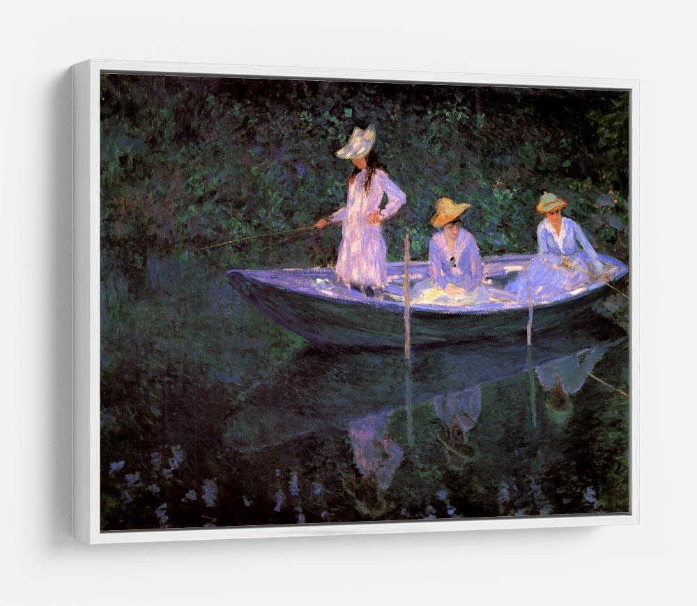 La Barque at Giverny by Monet HD Metal Print