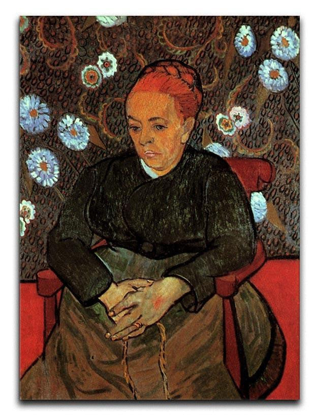 La Berceuse Augustine Roulin 2 by Van Gogh Canvas Print & Poster  - Canvas Art Rocks - 1