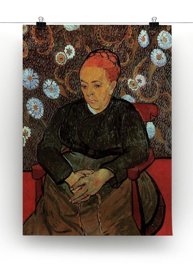 La Berceuse Augustine Roulin 2 by Van Gogh Canvas Print & Poster - Canvas Art Rocks - 2