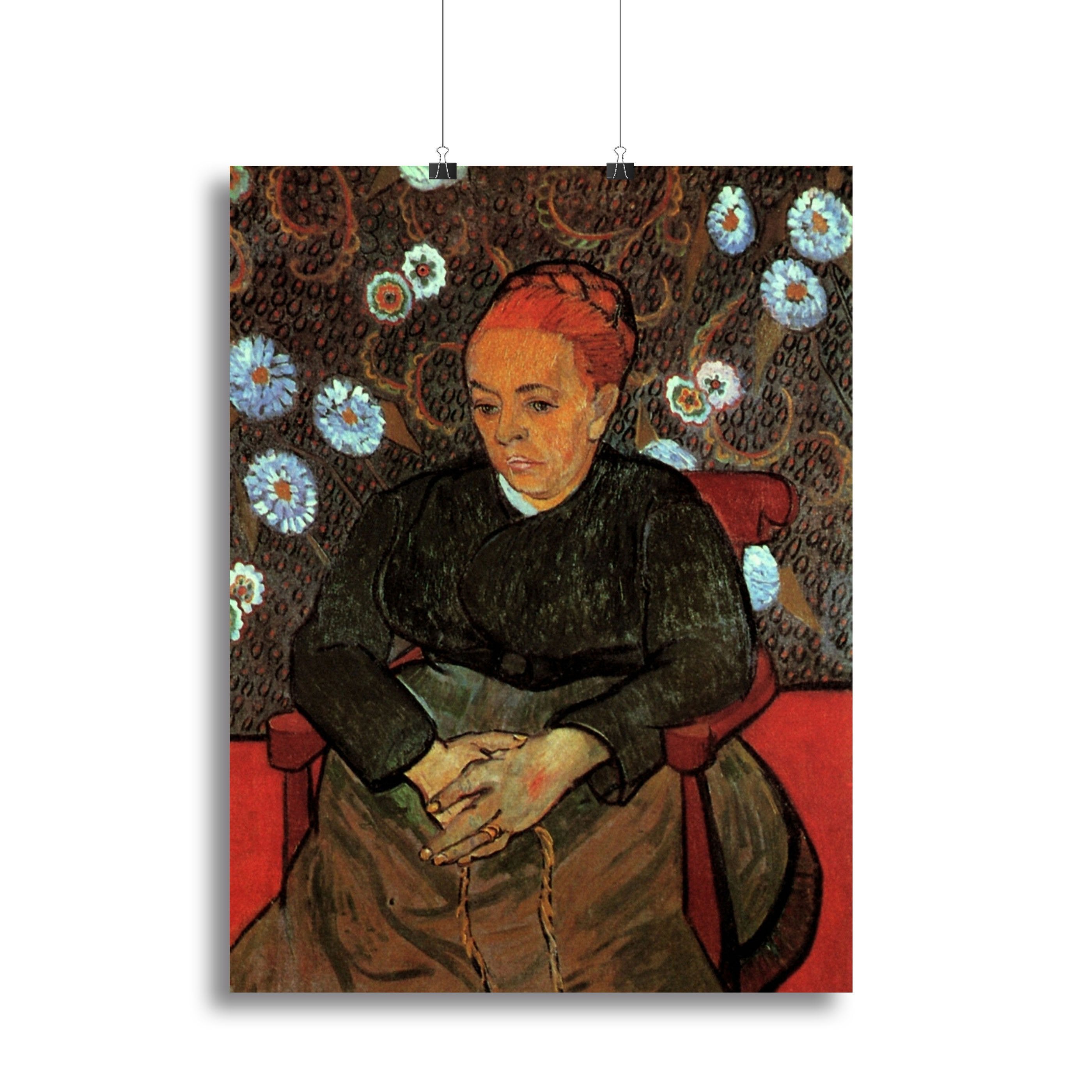 La Berceuse Augustine Roulin 2 by Van Gogh Canvas Print or Poster