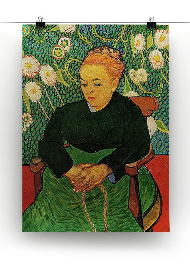 La Berceuse Augustine Roulin by Van Gogh Canvas Print & Poster - Canvas Art Rocks - 2