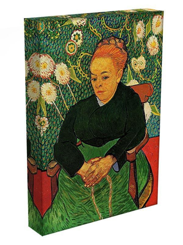 La Berceuse Augustine Roulin by Van Gogh Canvas Print & Poster - Canvas Art Rocks - 3