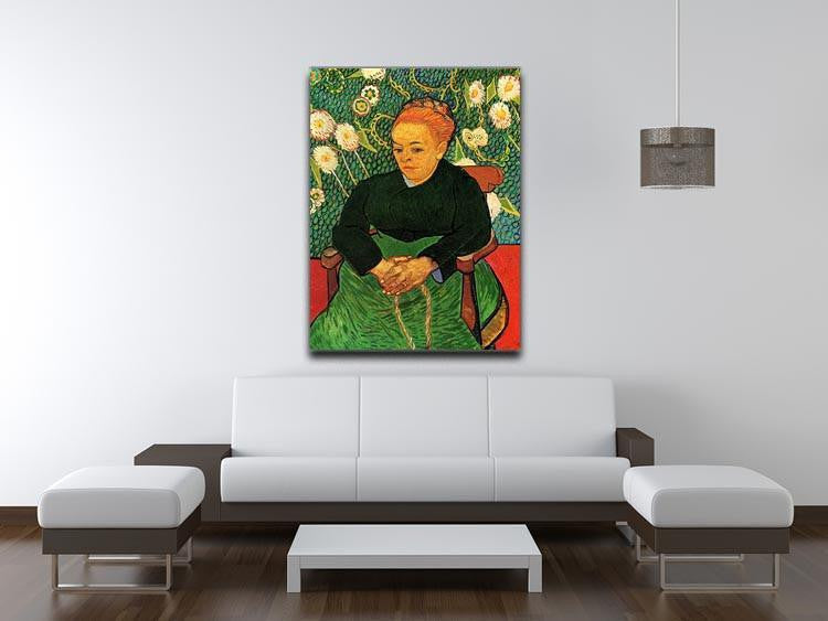 La Berceuse Augustine Roulin by Van Gogh Canvas Print & Poster - Canvas Art Rocks - 4