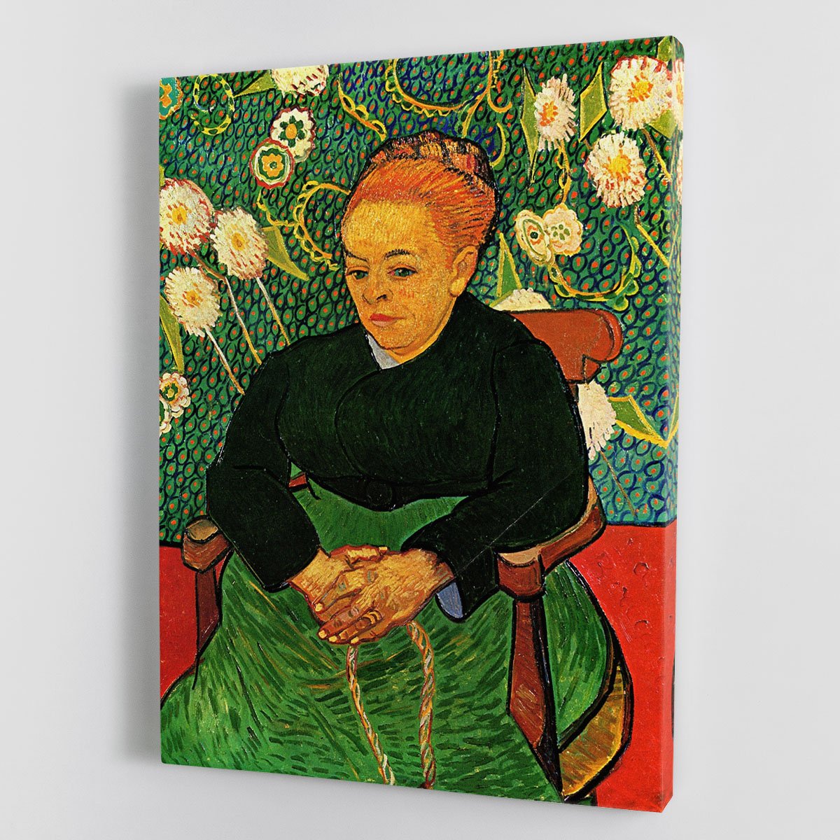 La Berceuse Augustine Roulin by Van Gogh Canvas Print or Poster