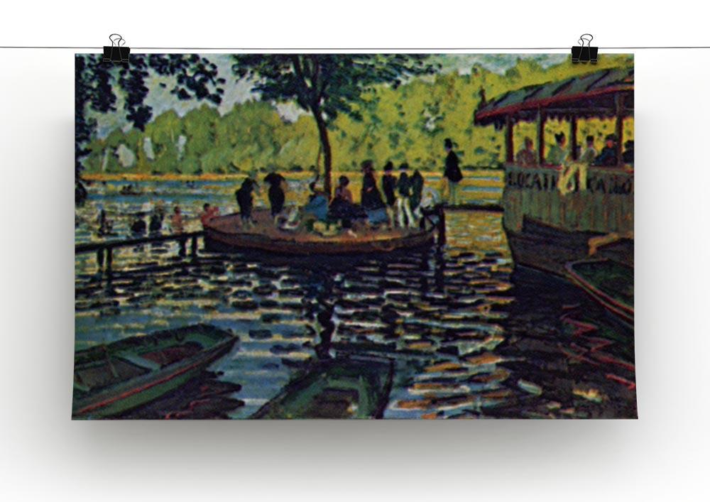 La Grenouillare by Monet Canvas Print & Poster - Canvas Art Rocks - 2