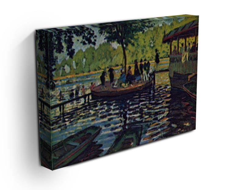 La Grenouillare by Monet Canvas Print & Poster - Canvas Art Rocks - 3