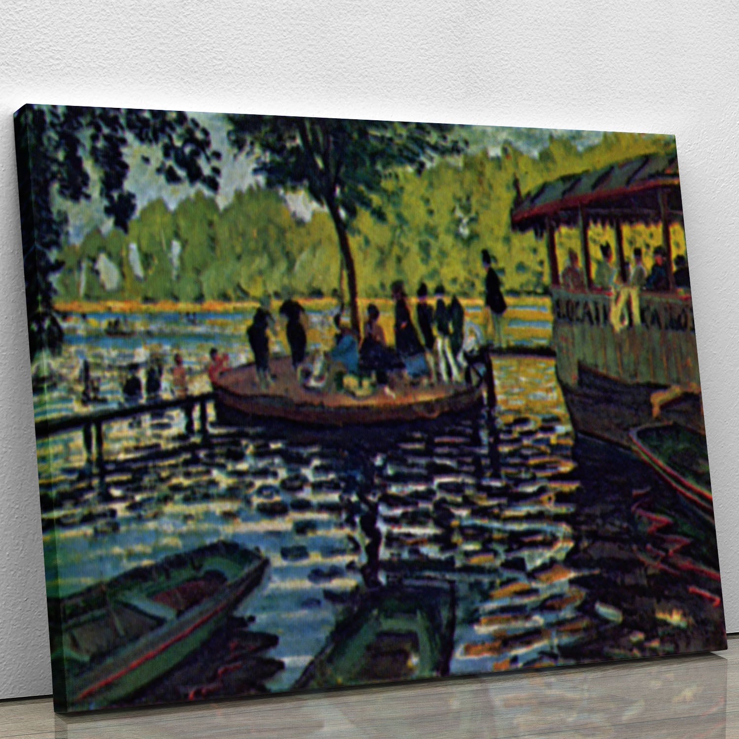 La Grenouillare by Monet Canvas Print or Poster - Canvas Art Rocks - 1