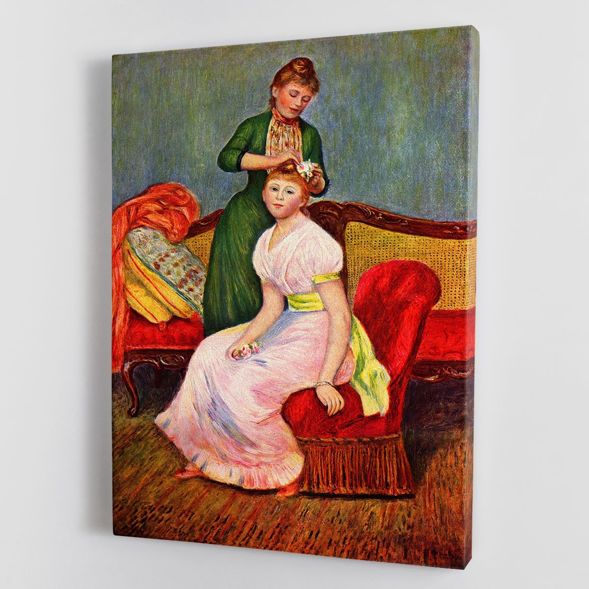 La coiffure by Renoir Canvas Print or Poster