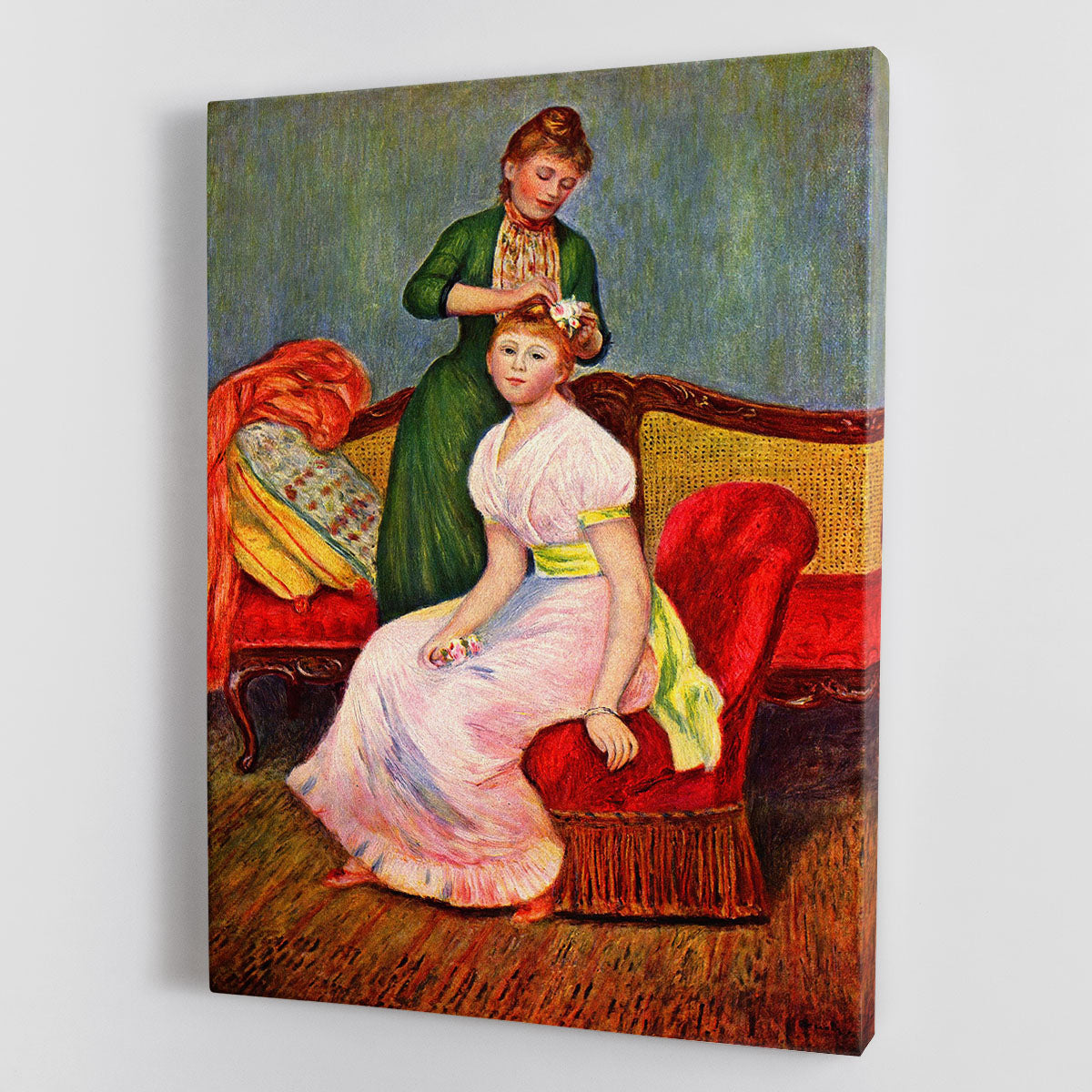 La coiffure by Renoir Canvas Print or Poster - Canvas Art Rocks - 1