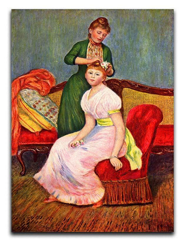 La coiffure by Renoir Canvas Print or Poster  - Canvas Art Rocks - 1
