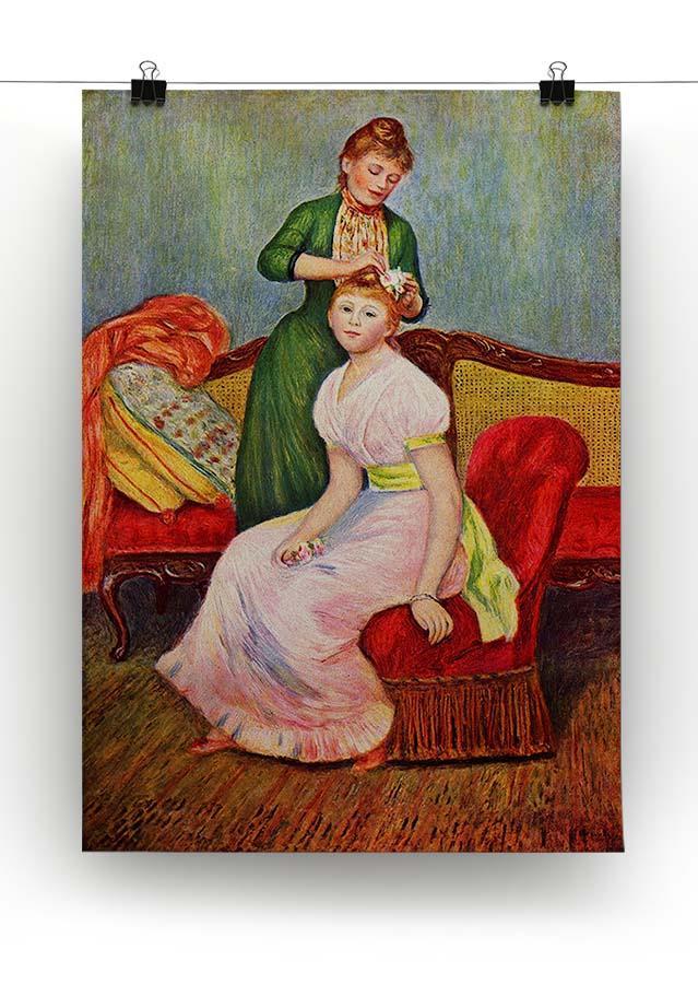 La coiffure by Renoir Canvas Print or Poster - Canvas Art Rocks - 2