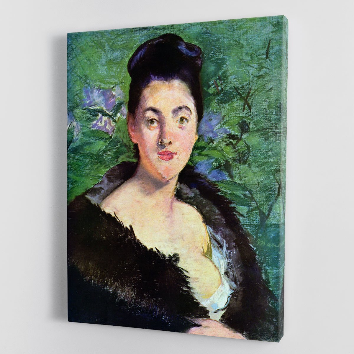 Lady in Fur by Manet Canvas Print or Poster