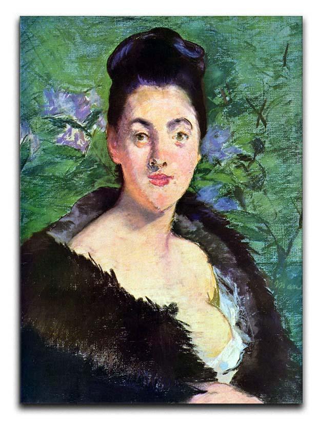Lady in Fur by Manet Canvas Print or Poster  - Canvas Art Rocks - 1
