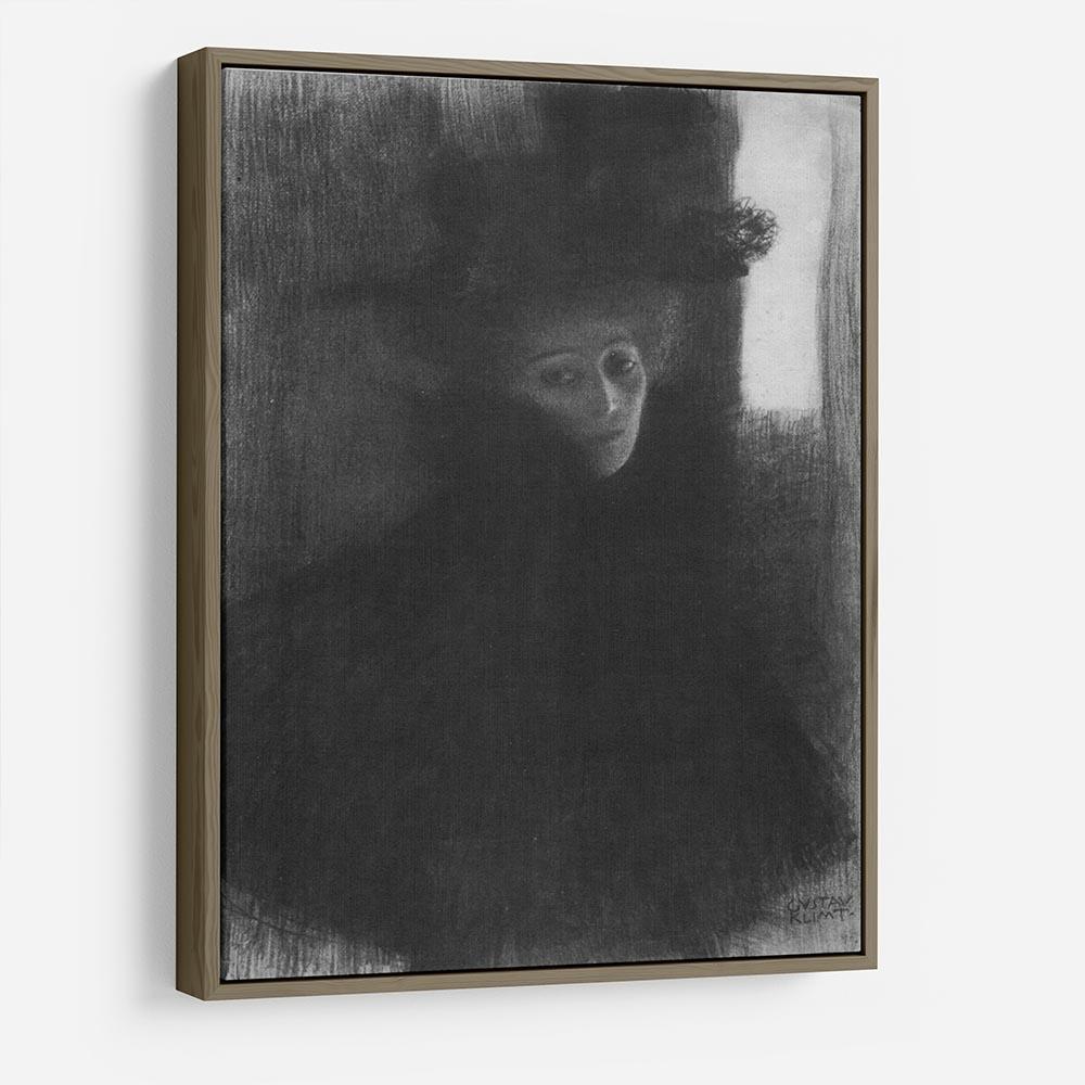 Lady in hat and cape by Klimt HD Metal Print