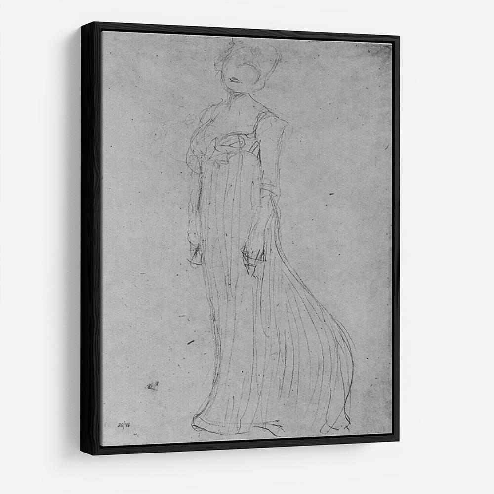 Lady in long dress by Klimt HD Metal Print