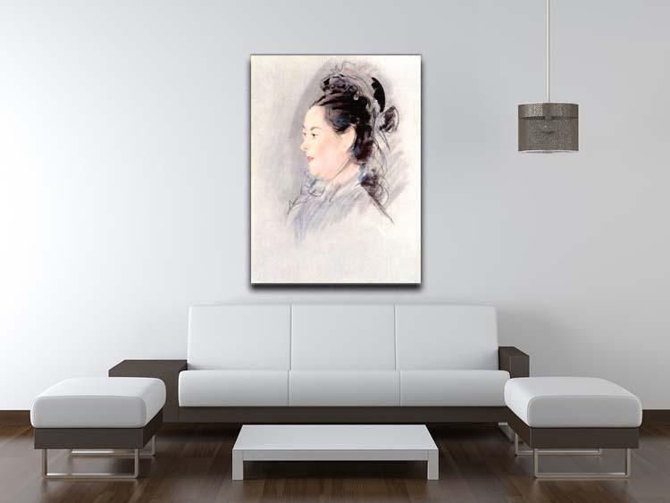 Lady with Hair Up by manet Canvas Print or Poster - Canvas Art Rocks - 4