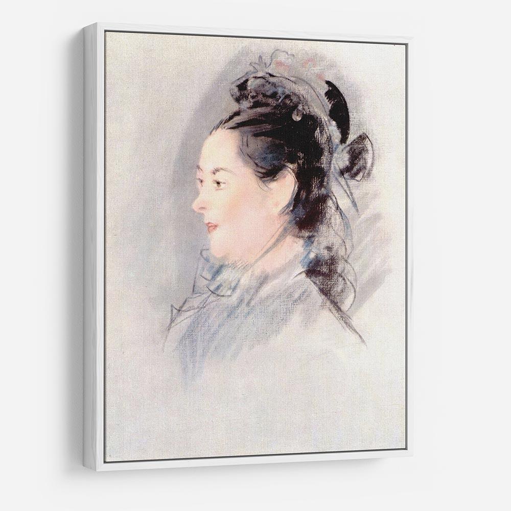 Lady with Hair Up by manet HD Metal Print