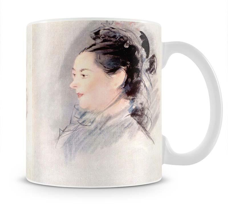 Lady with Hair Up by manet Mug - Canvas Art Rocks - 1