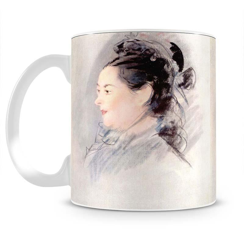 Lady with Hair Up by manet Mug - Canvas Art Rocks - 2