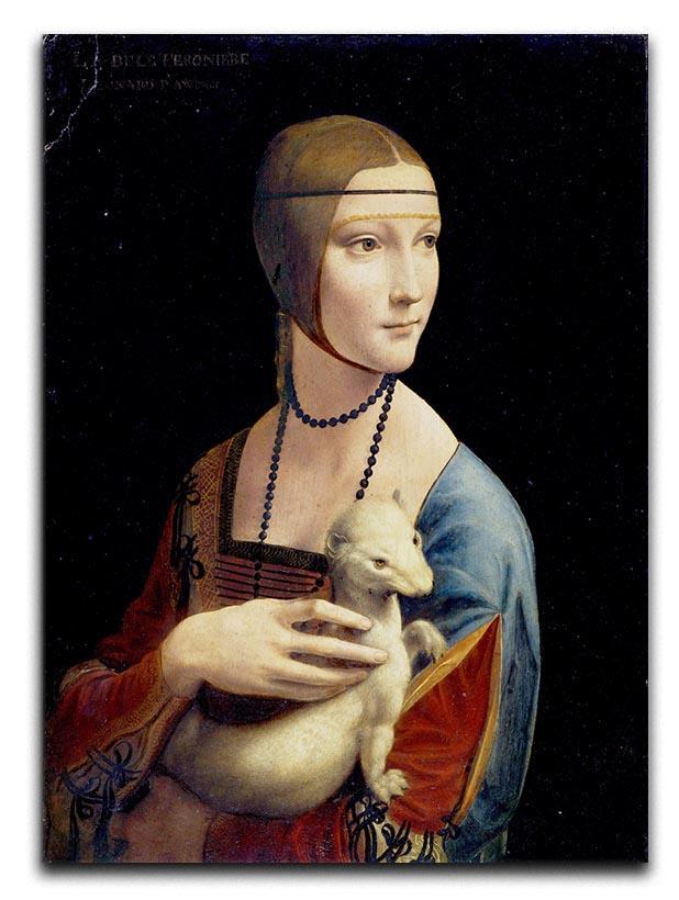 Lady with an Ermine by Da Vinci Canvas Print & Poster  - Canvas Art Rocks - 1